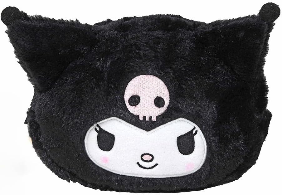 Fast Forward Sanrio Kuromi - Bolsa de maquillaje de felpa para muje...