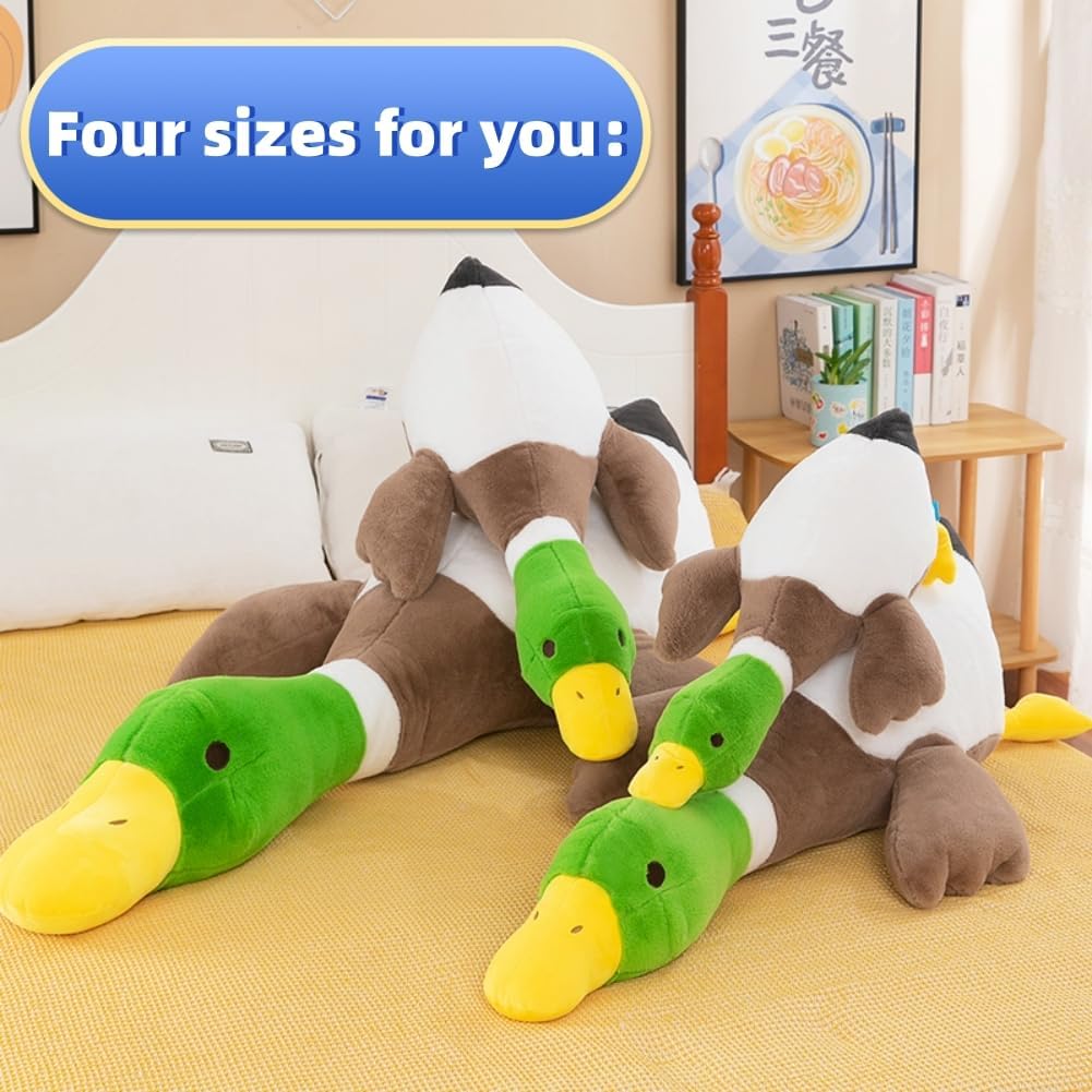psmacra Peluche de pato mallardo, animales de peluche de pato, almo...