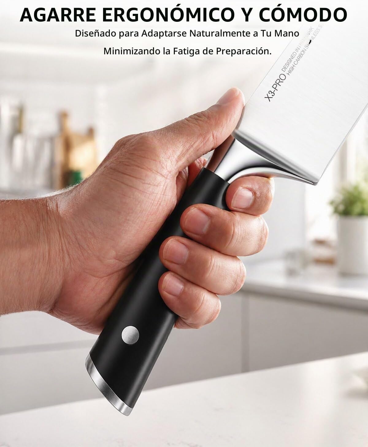 KnifeSaga - Juego de bloques de cuchillos de 15 piezas con afilador...
