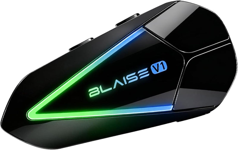 BLAISE Auriculares Bluetooth para motocicleta V1, altavoces Bluetoo...