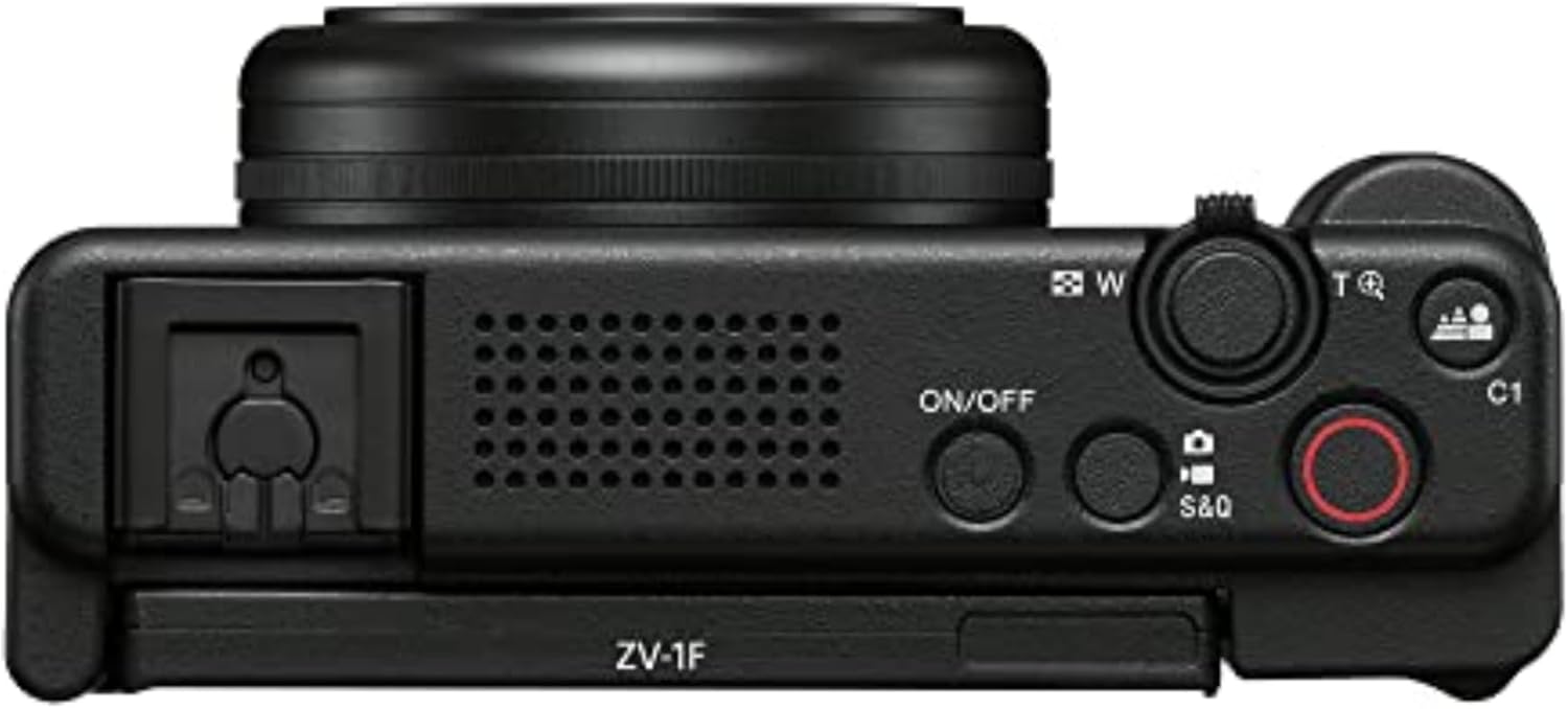 Sony ZV-1F Cámara de Vlog para Creadores de Contenido y Vloggers Negro