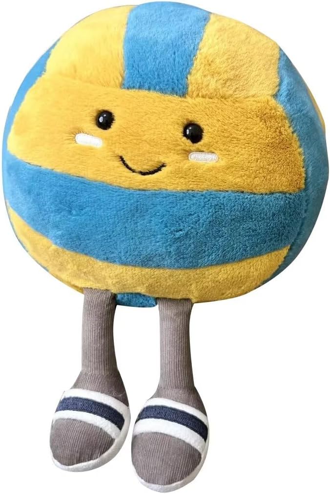 MUALML Linda almohada de felpa deportiva suave para voleibol, diver...