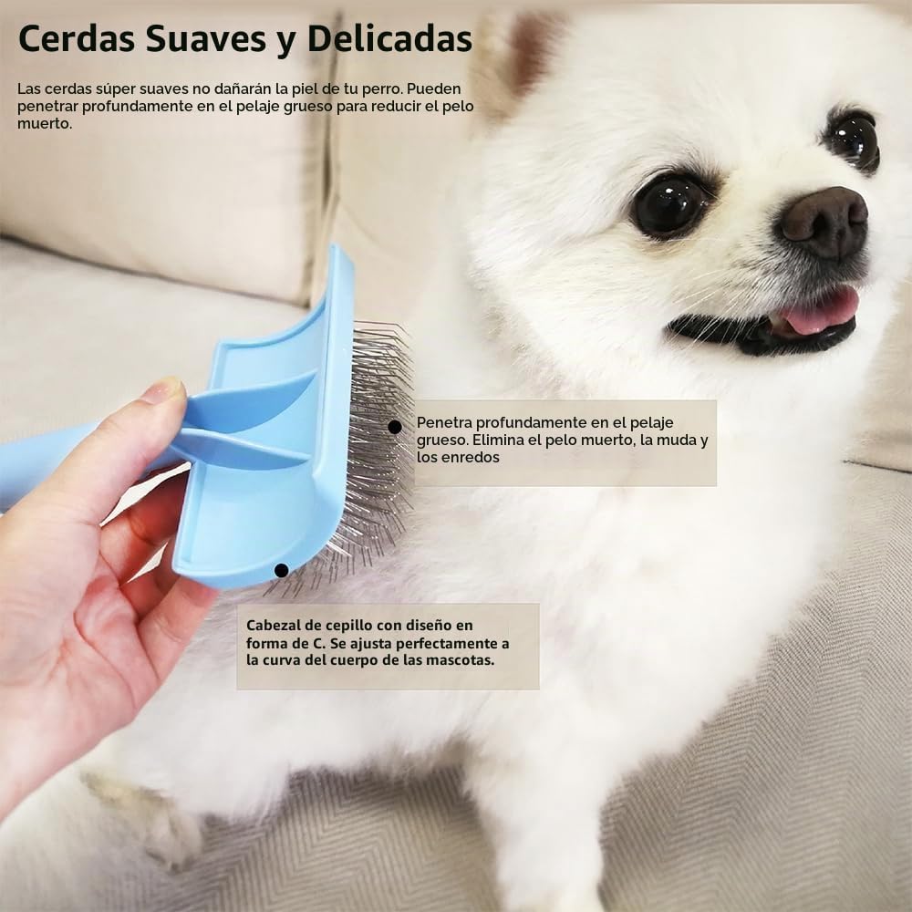 LBMBAIC Cepillo deslizante para Poodles y Goldendoodles - Cepillo c...