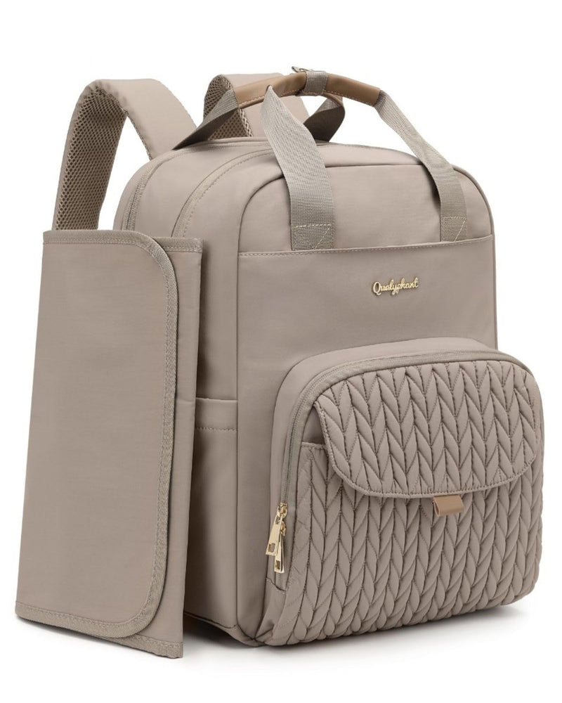 Qualyphant Mochila de pañales extragrande para 2 niños expandible 2...