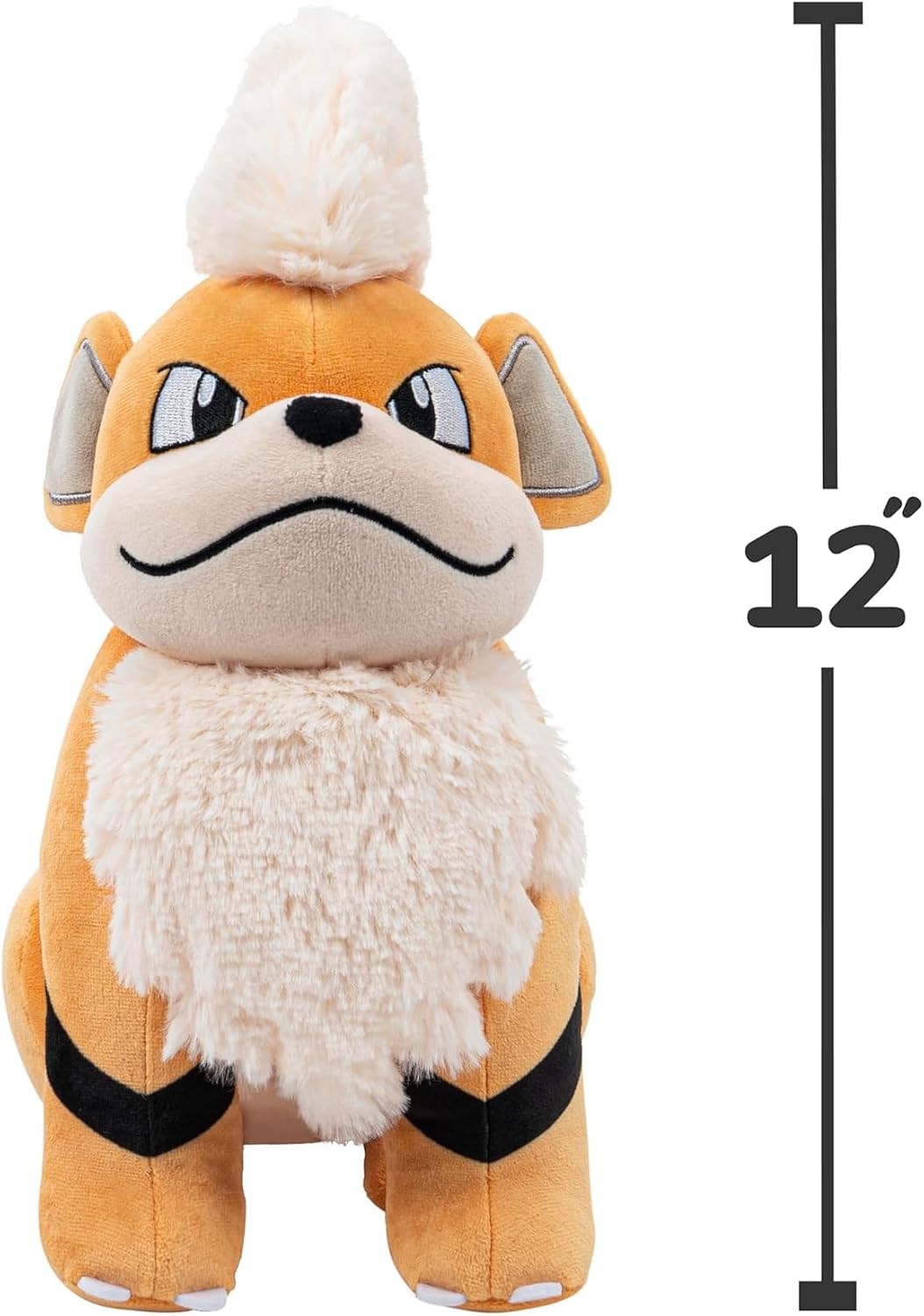 Peluche de Pokémon Growlithe - Peluche suave de 12 pulgadas con det...