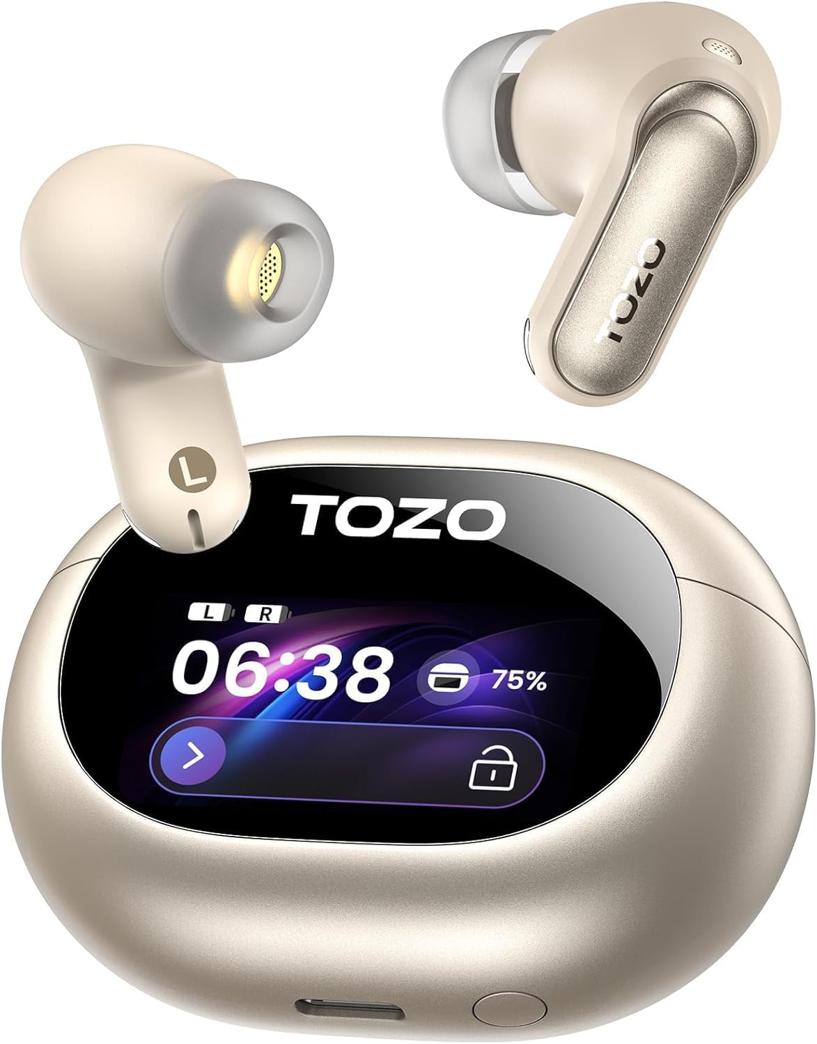 TOZO Auriculares inalámbricos con cancelación activa de ruido NC20...