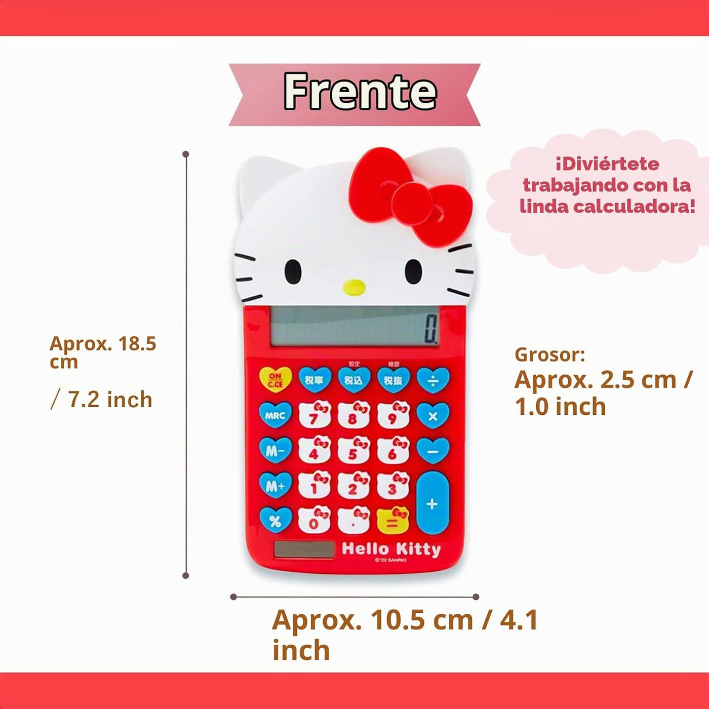 SanrioOriginal Calculadora en Forma de Cara (Importación de Japón)...