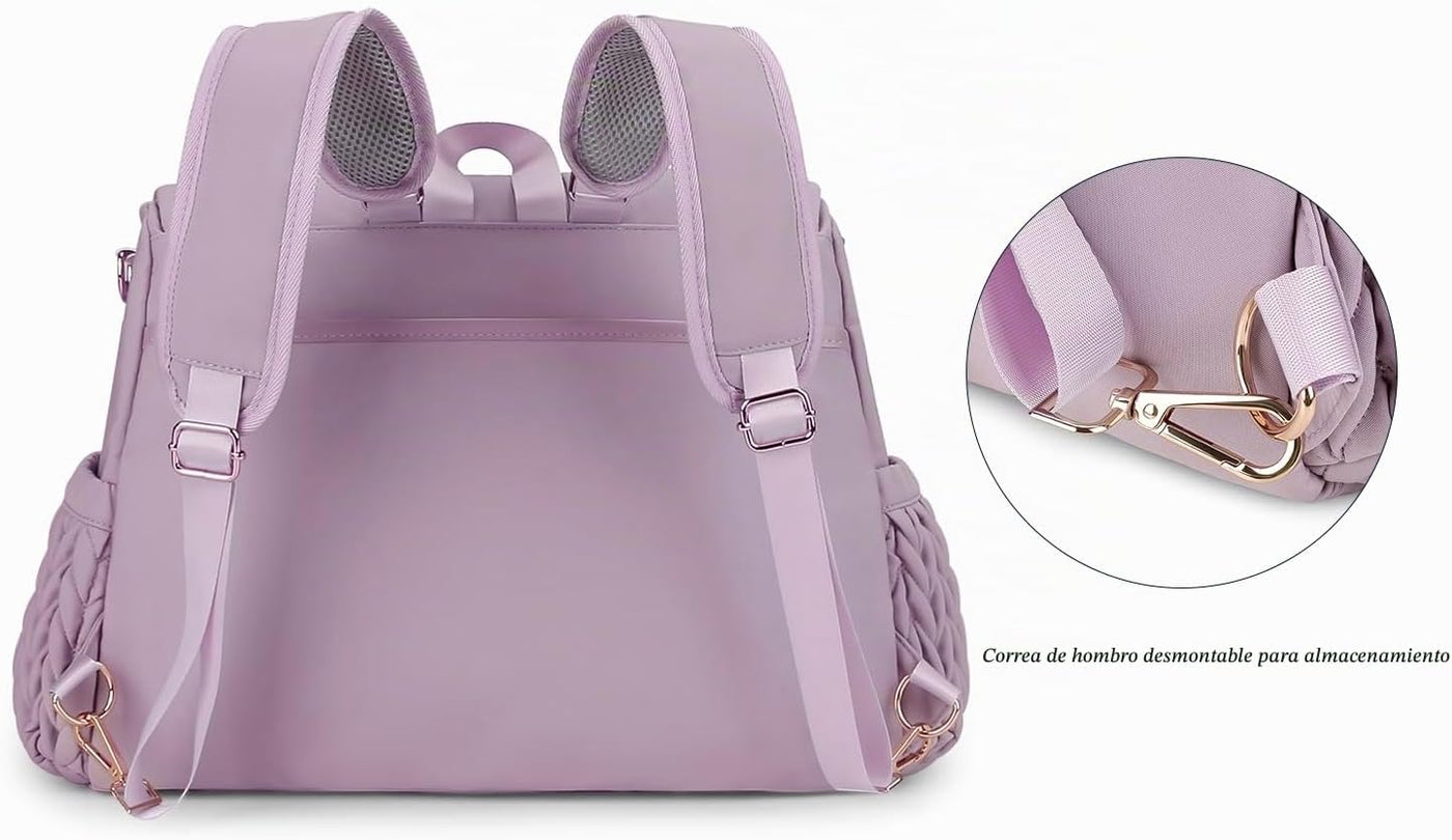 Lmbabter Bolsa para pañales, mochila de mensajero, mochila de viaje...