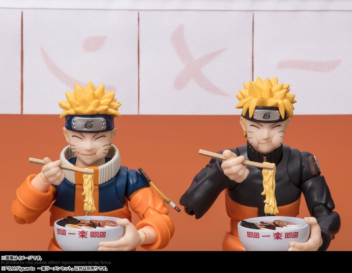 TAMASHII NATIONS - Naruto - Ichiraku Ramen Set S.H.Figuarts Figura...