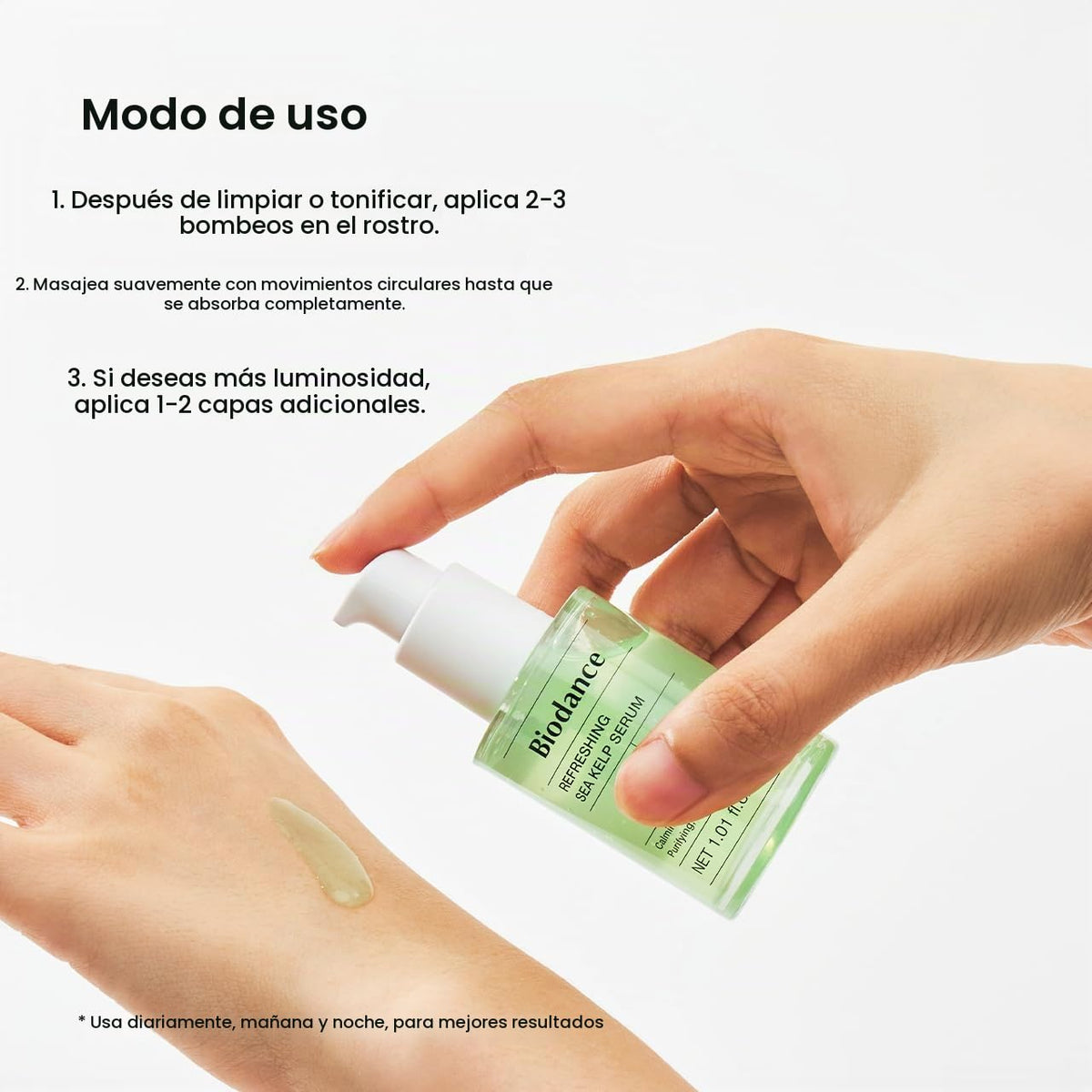 BIODANCE Suero refrescante de algas marinas, control de aceite y se...