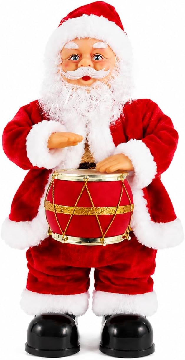 MQcrafts Animación Drumming Bailando Santa Claus con música | Jugue...