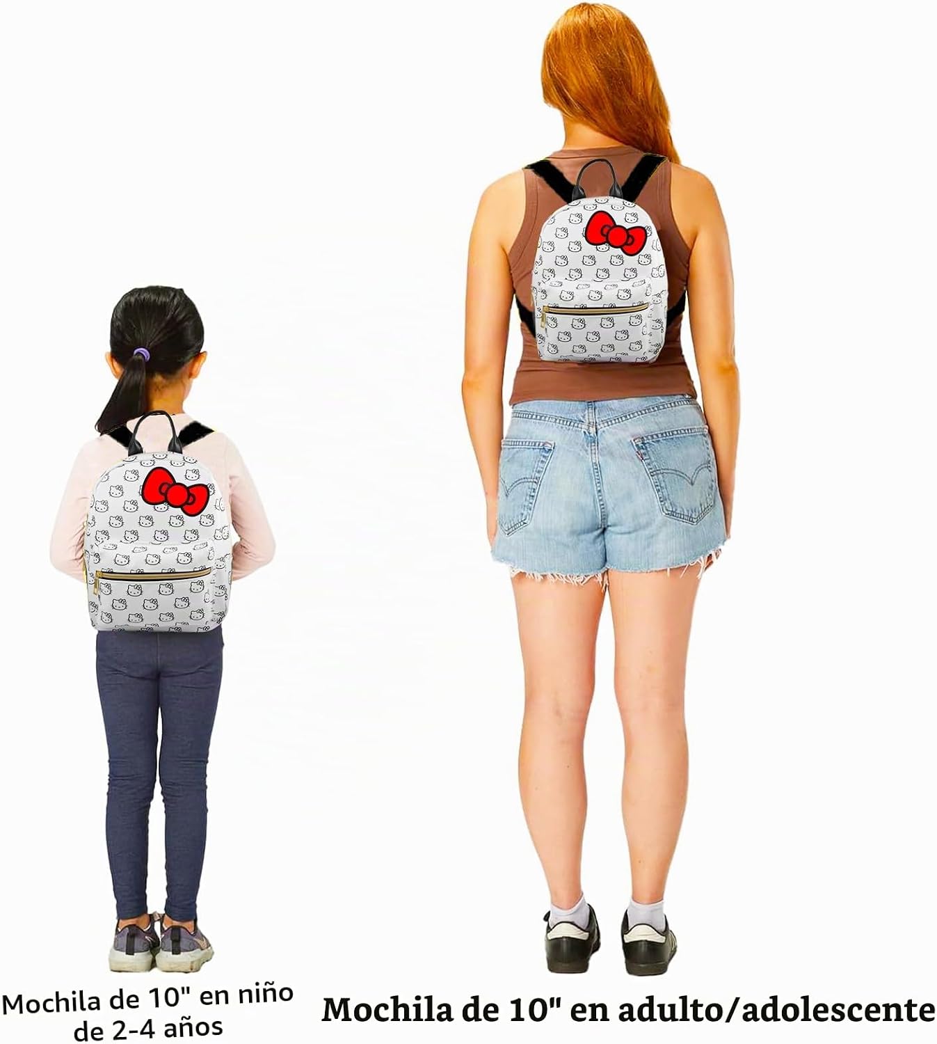 Hello Kitty Mini mochila para niñas - Paquete con mochila Hello Kit...