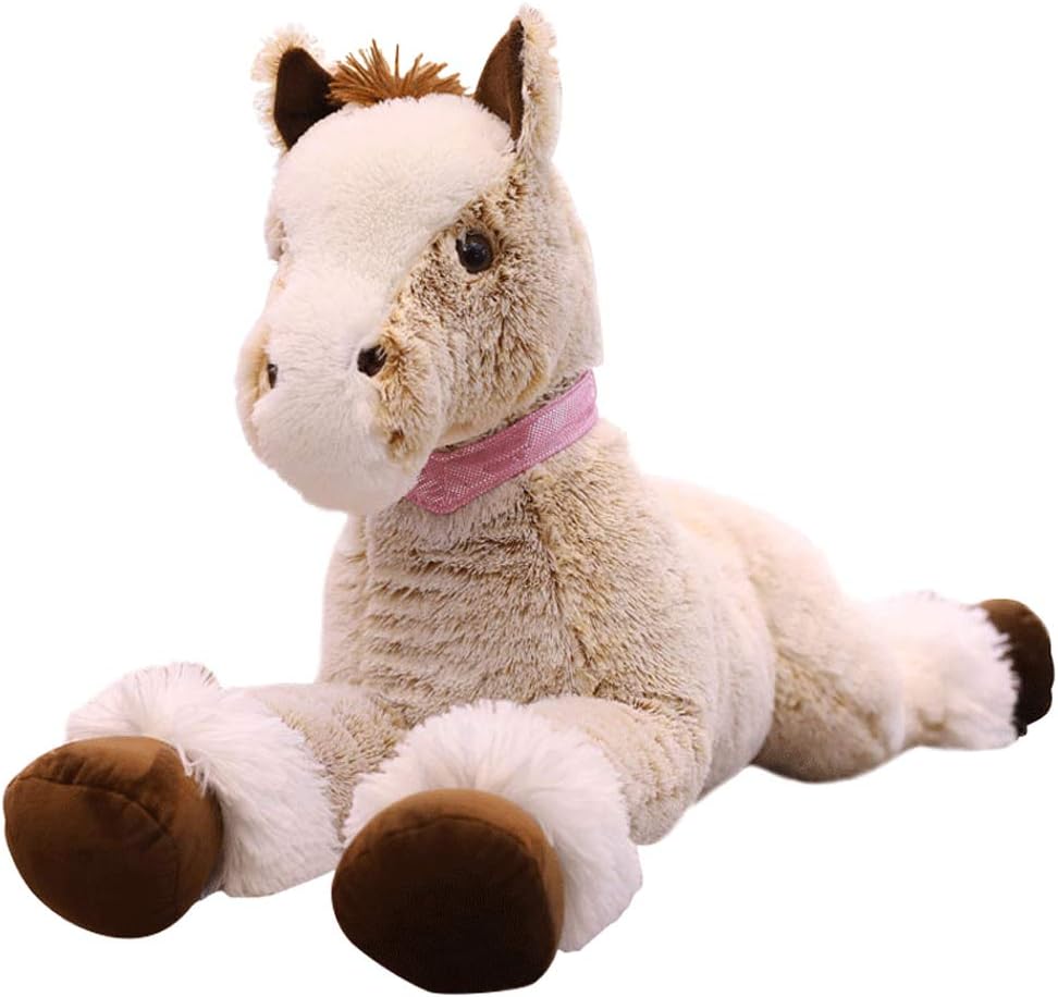 sofipal Juguete de peluche de caballo grande, muñeco de peluche gig...
