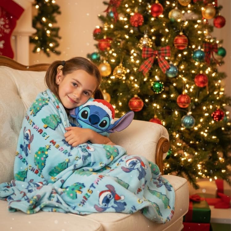 Jay Franco Juego de abrazador de Navidad para niños, almohada de fe...