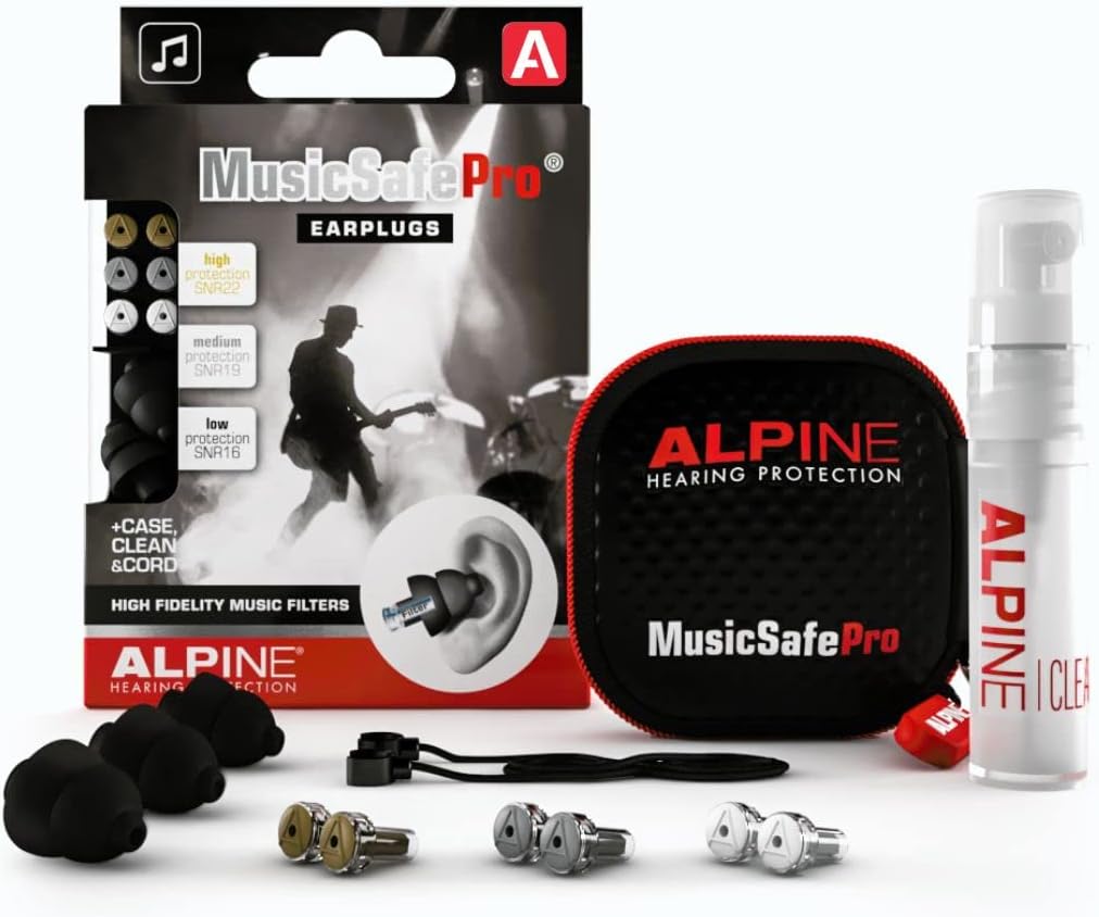 Alpine MusicSafe Pro - Tapones de alta fidelidad para músicos - 3 j...