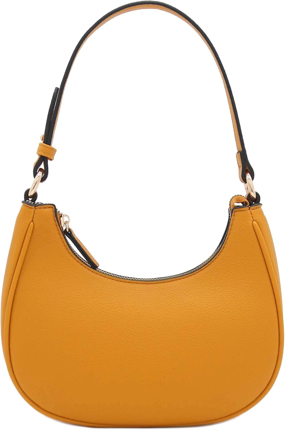 Bolso pequeño de hombro de media luna FashionPuzzle para mujer