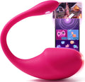 ECRVOM Consolador vibrador portátil, juguetes sexuales con control...
