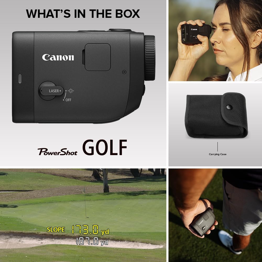 Telémetro láser digital para golf Canon PowerShot, monocular de zoo...
