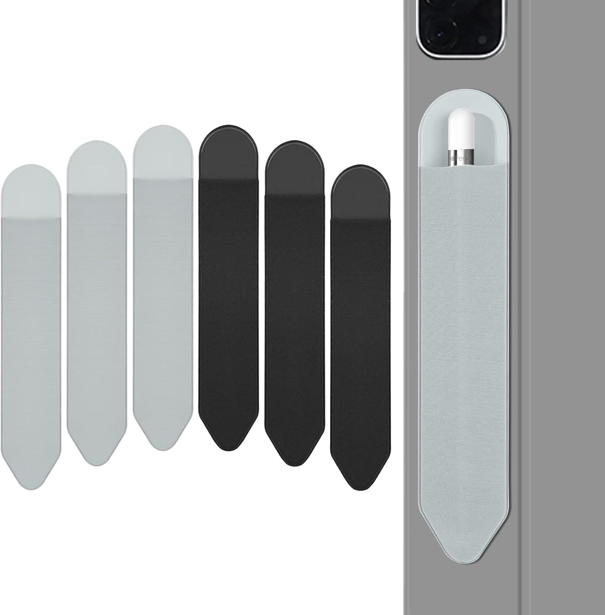XLDLQU Soporte para lápices Apple, paquete de 6 fundas elásticas du...