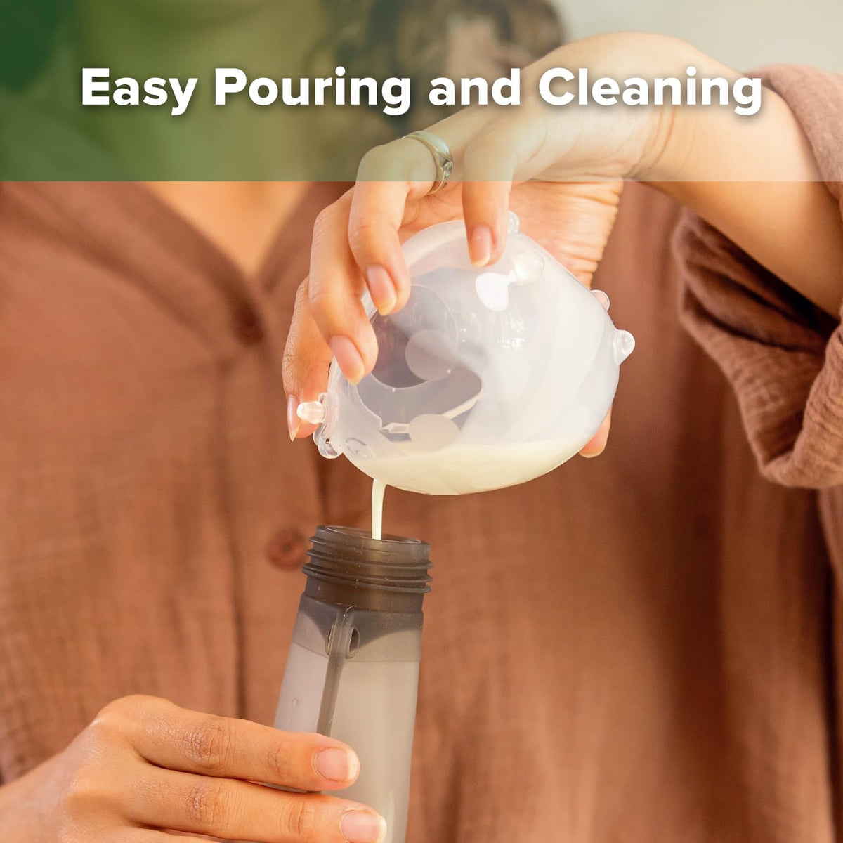 haakaa Extractor de leche manual de 4 onzas\/3.4 fl oz y recolector...