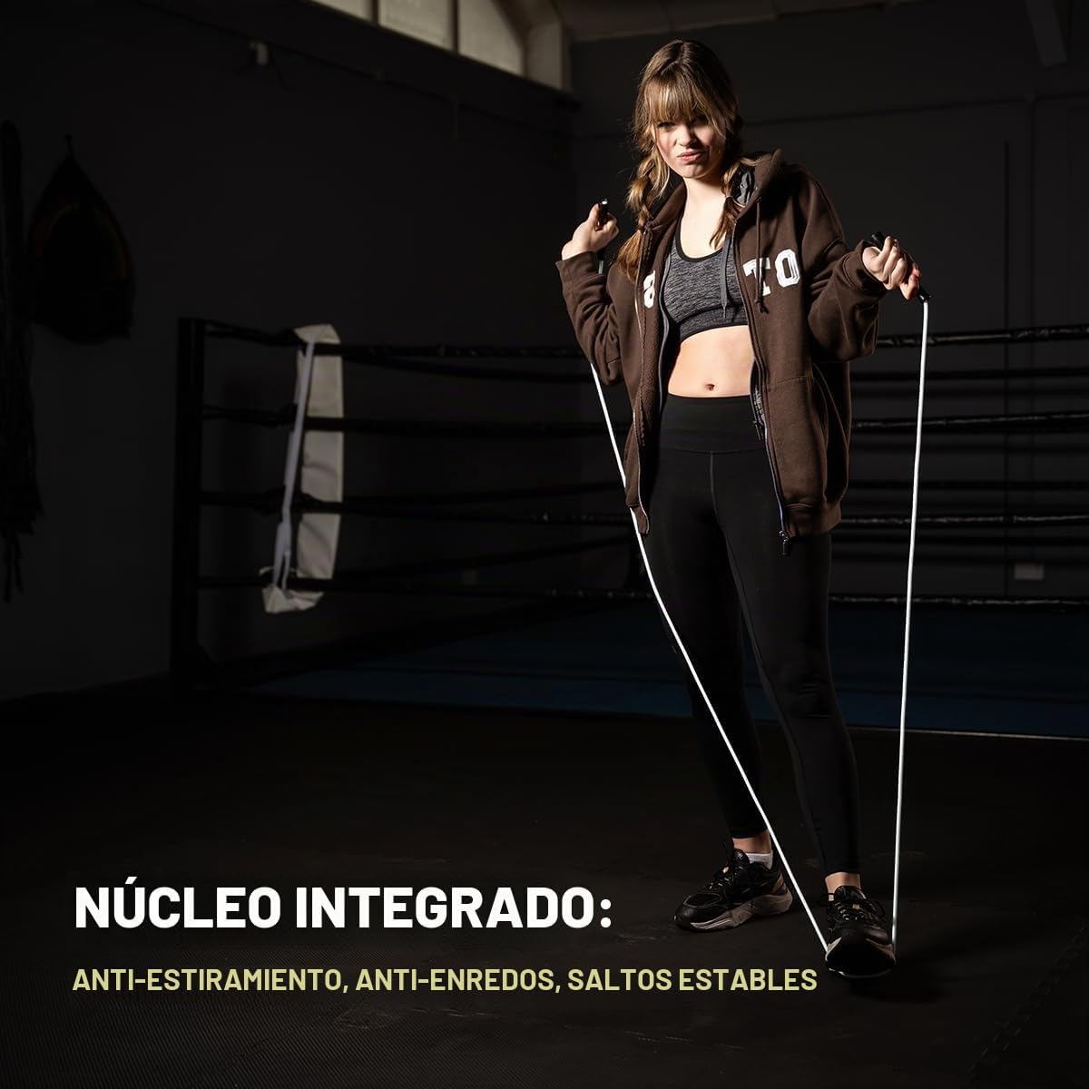 Hererope - Cuerda de saltar de PVC de 0.236 in para hombres y mujer...