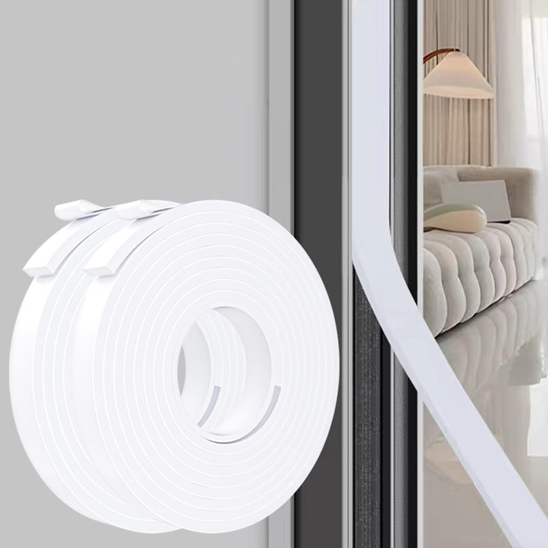 Burlete Sello para Puerta Blanco, 1 Pulgada de Ancho X 1\/4 Pulgada...