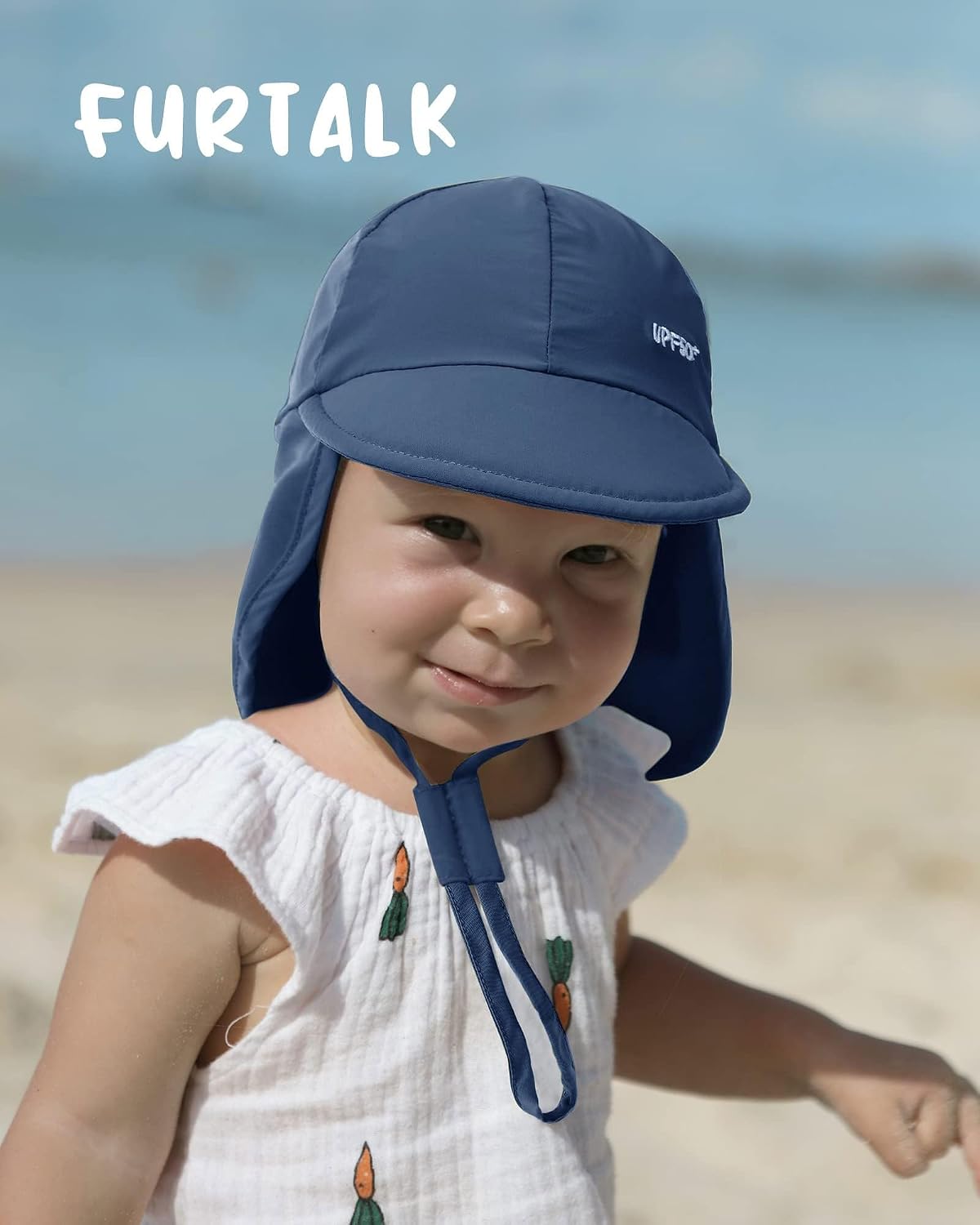 FURTALK Sombrero de sol para bebés niñas y niños de verano para pla...