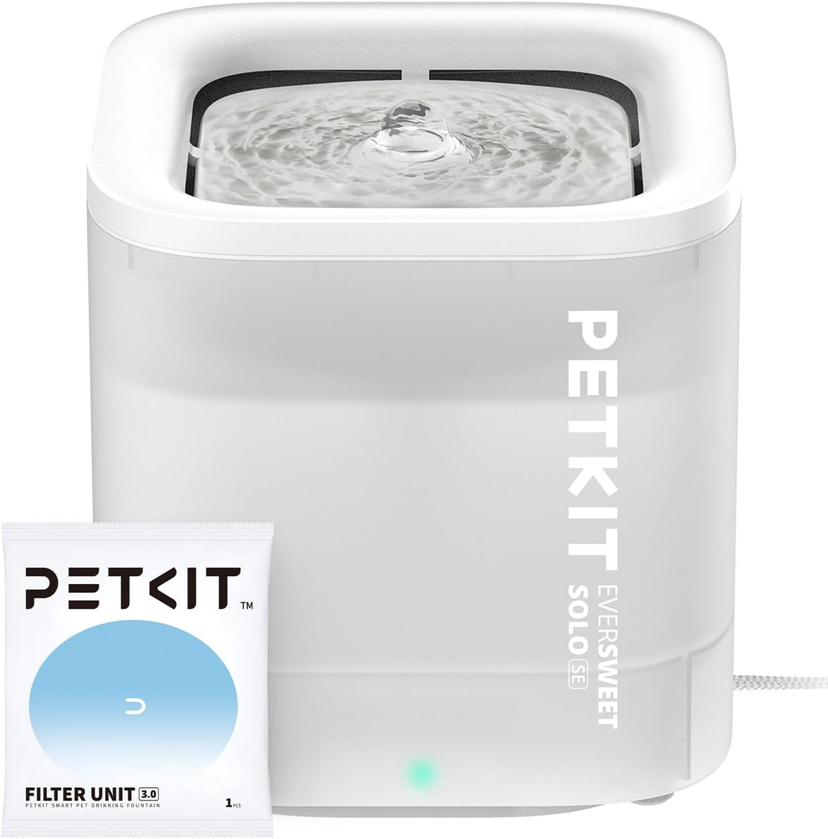 PETKIT Nueva fuente de agua para gatos con bomba inalámbrica, fuent...