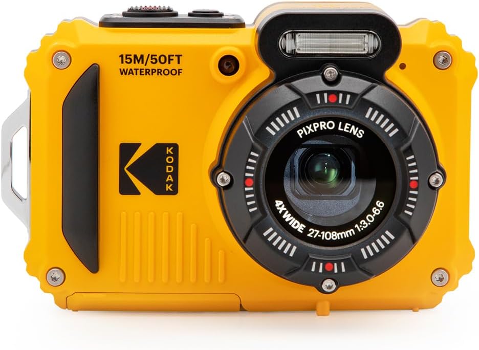 KODAK PIXPRO WPZ2 - Cámara digital impermeable de 16 MP, 49.2 ft, z...