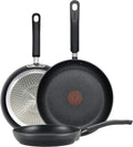 T-fal Experience Juego de sartenes antiadherentes 3 piezas, 8, 10.2...