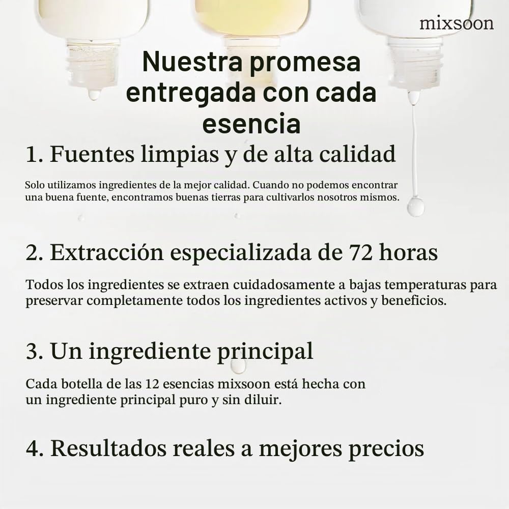 mixsoon Soondy Centella Asiatica Esencia calmante y calmante para l...
