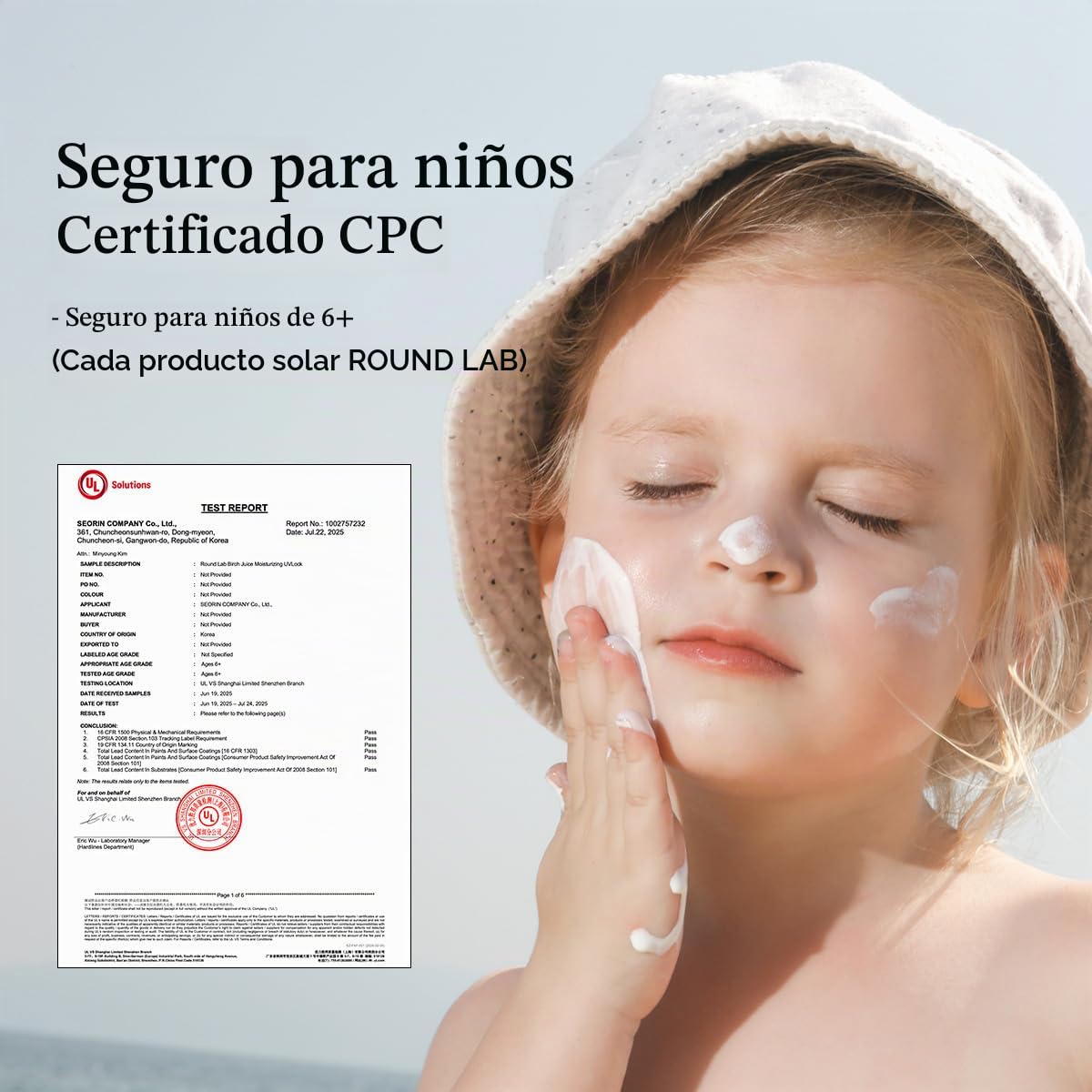 ROUND LAB Birch Juice Hidratante UV LOCK SPF 45 1+1 (paquete de 2)...
