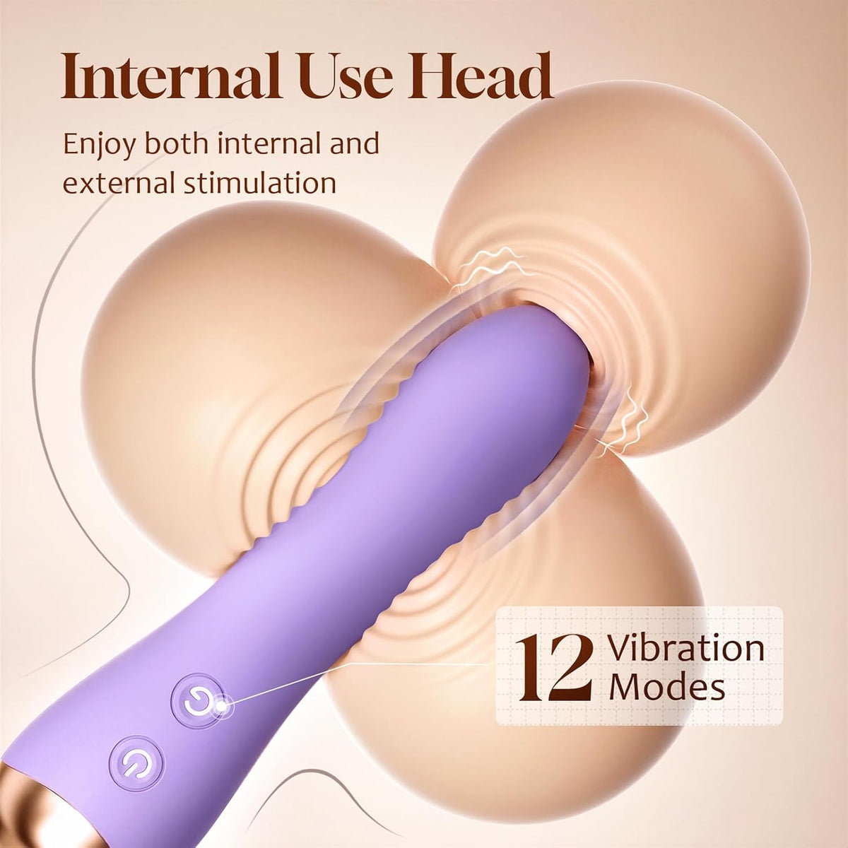 MOOLIGIRL Juguete sexual vibrador para mujer, verde (morado claro)