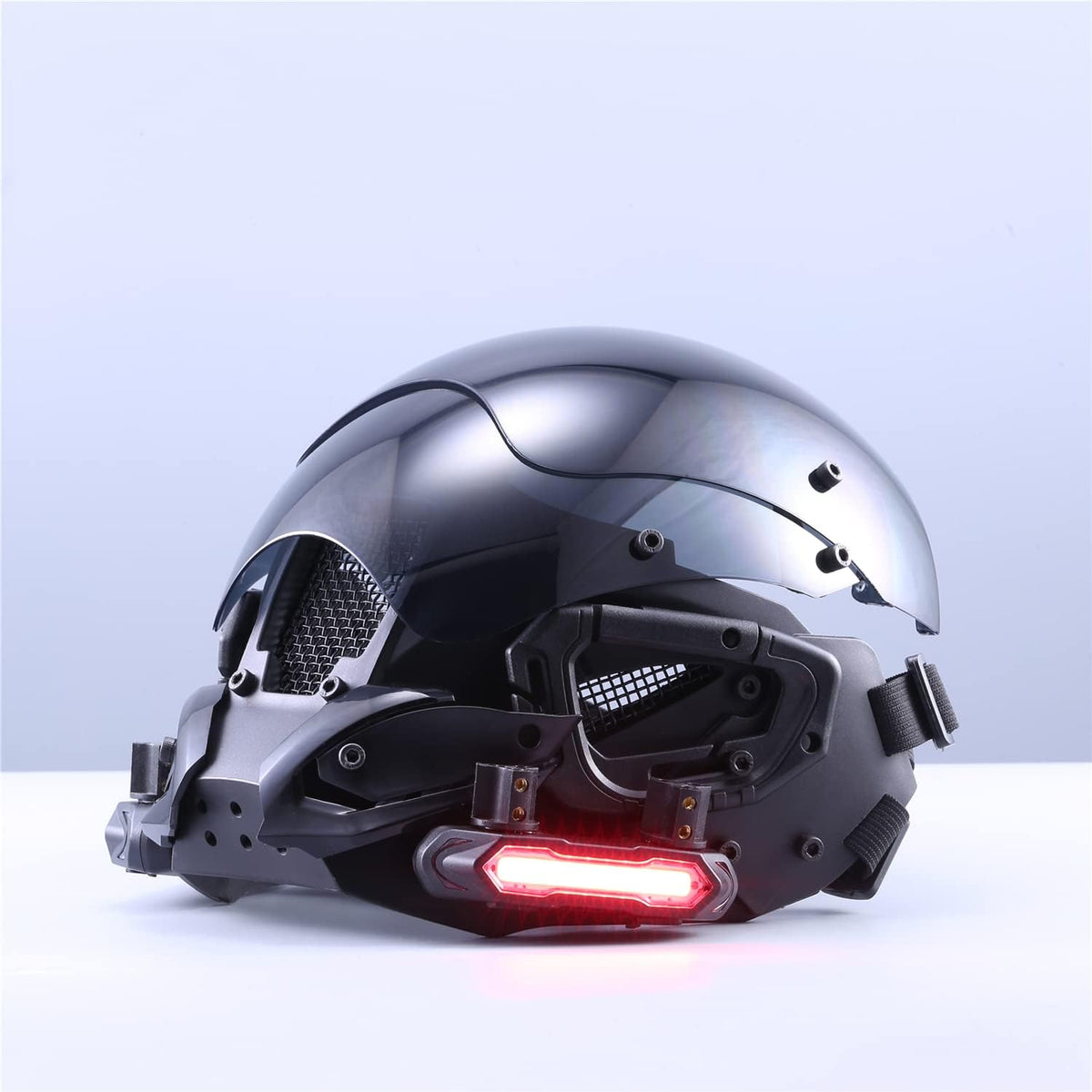 Marikito Casco Punk Futurista Techwear Científico Ficción Gótico -...