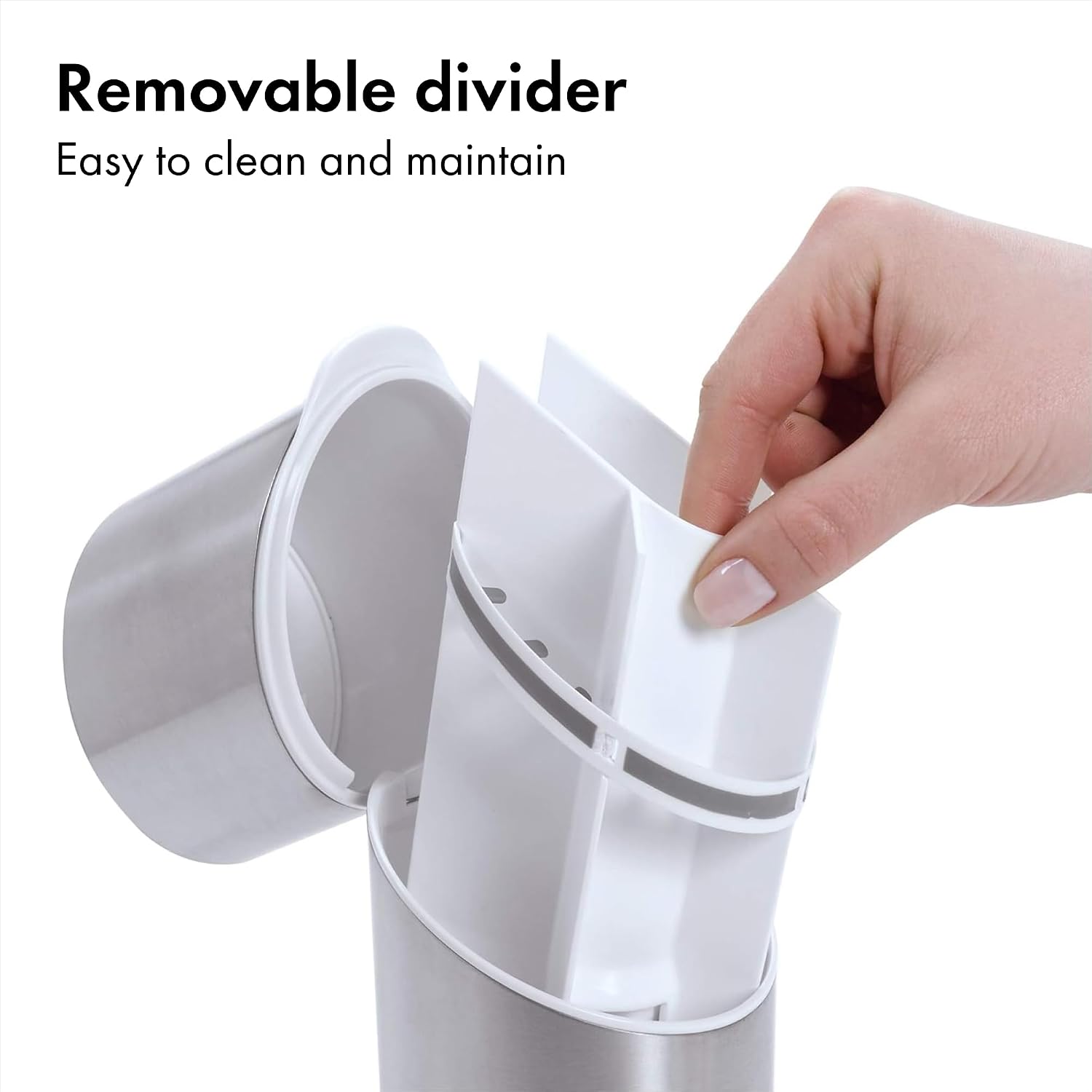 OXO Good Grips - Organizador de cepillos de dientes de acero inoxid...