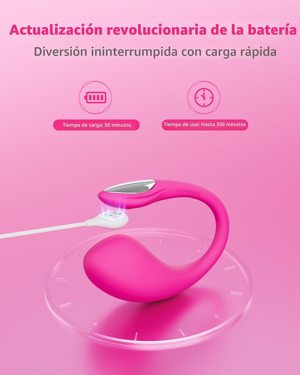 LOVENSE Lush 4 - Vibrador de huevo de punto G con control remoto pa...