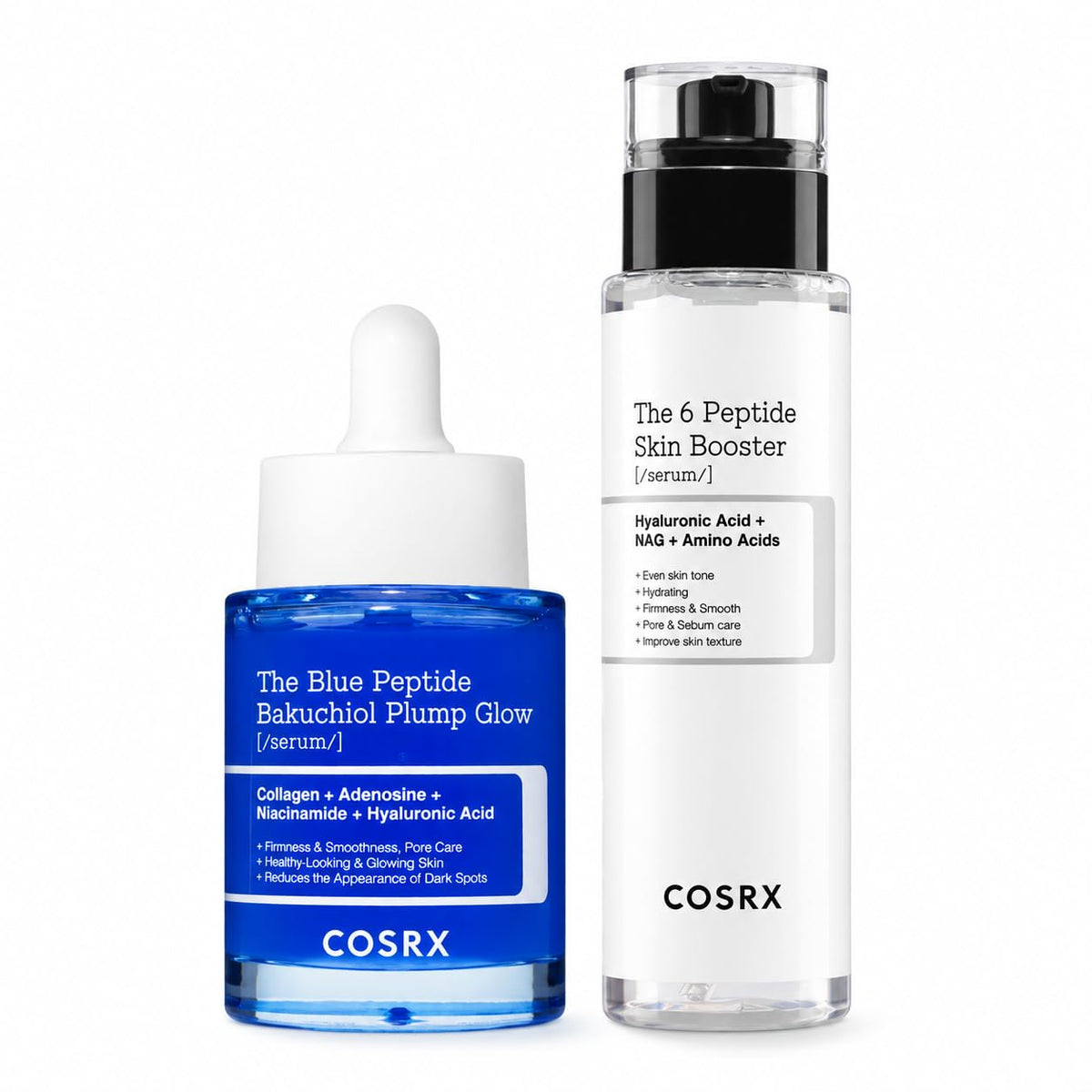 COSRX Peptide Boost &amp; Plump Set - Suero de Bakuchiol de Péptido...