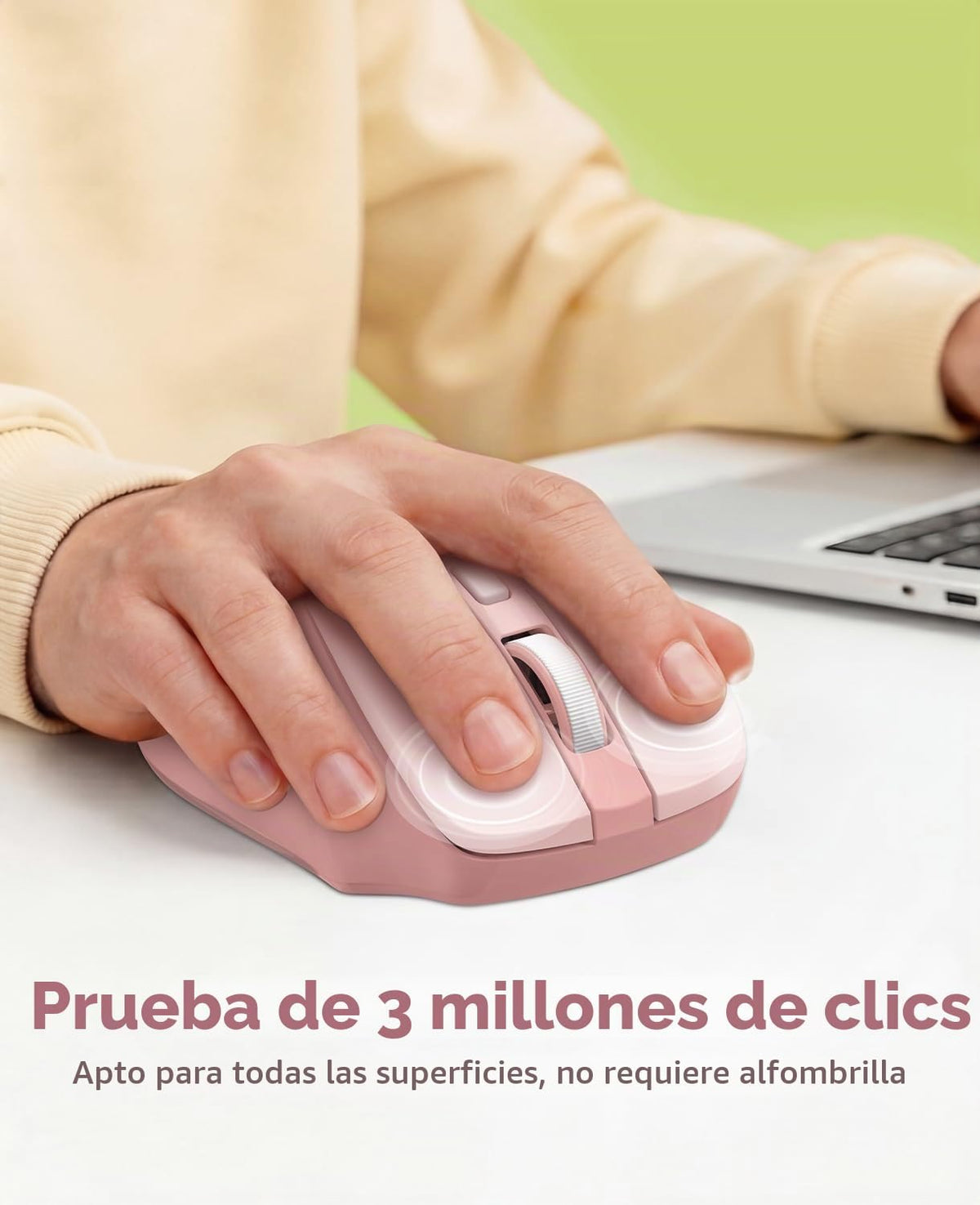 Redragon Mouse inalámbrico para laptop, mouse Bluetooth (BT5.0\/3.0...