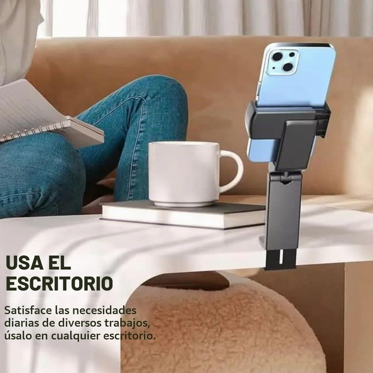 Soporte para teléfono, artículos esenciales de viaje en avión, sopo...