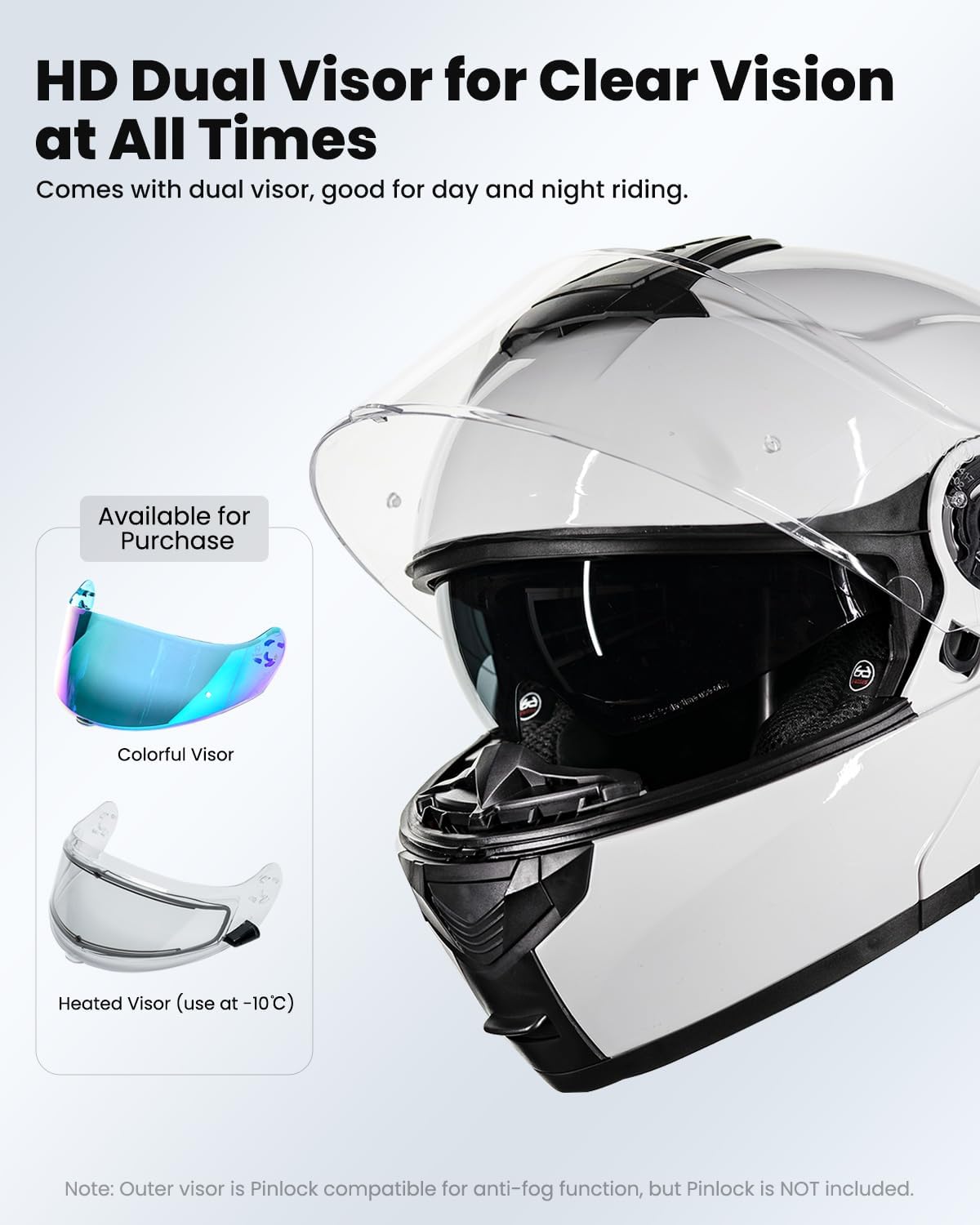 ILM 159BT - Casco de motocicleta modular Bluetooth con intercomunic...
