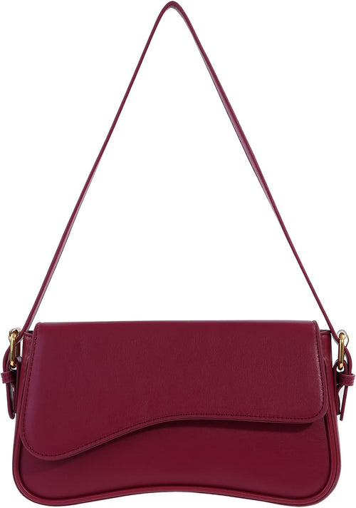 Amszke Shoulder Bag for Women Y2K Crossbody Purse PU Leather Undera...