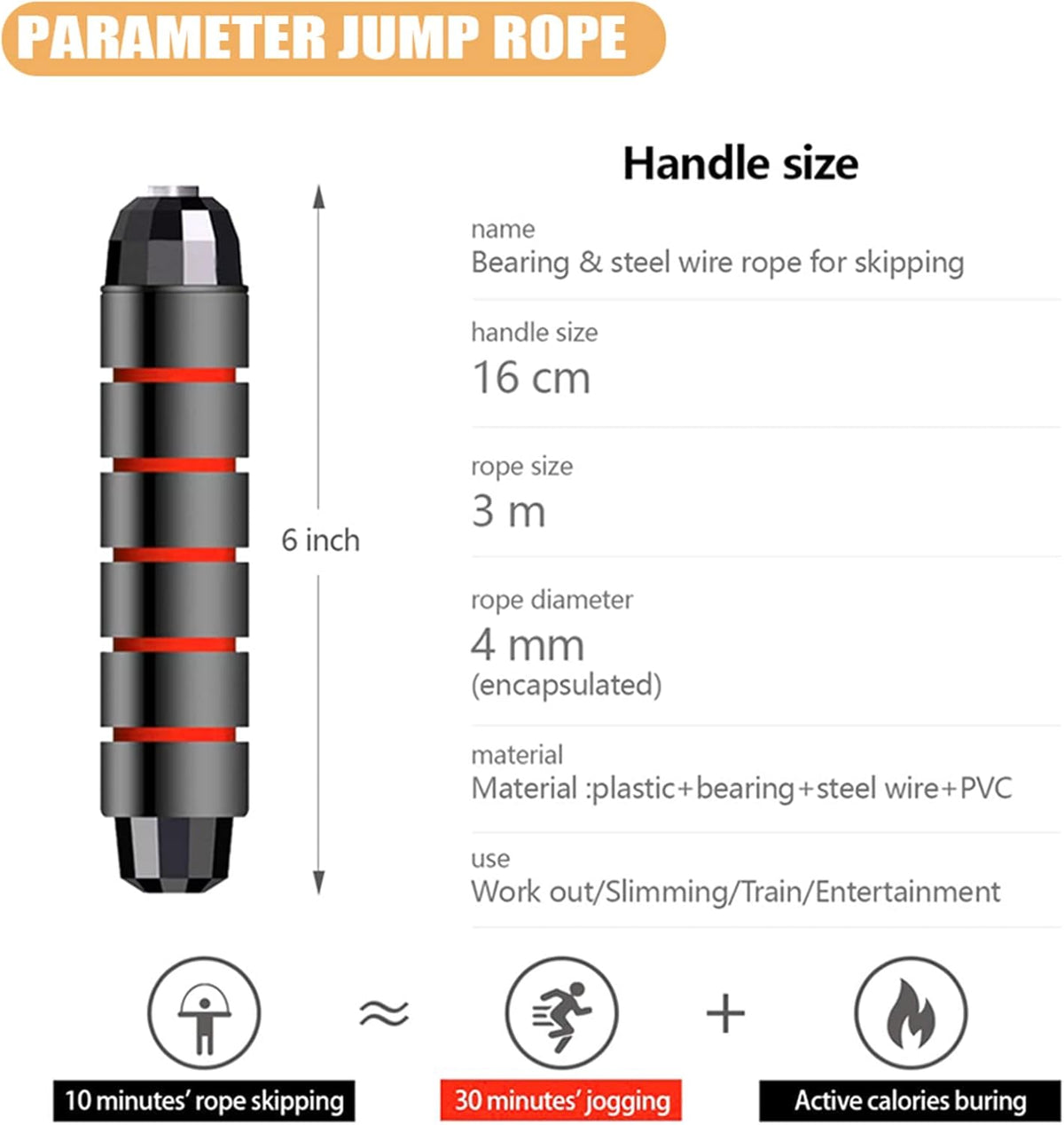 Redify Cuerda de saltar, cuerdas de saltar para fitness, para mujer...