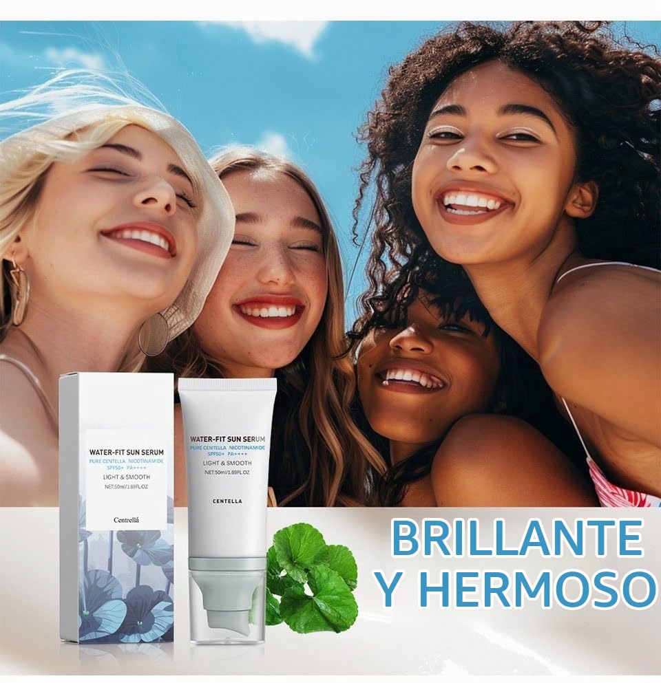 Centella Protector solar, Centella SPF50 Water-Fit Sun Serum Protec...