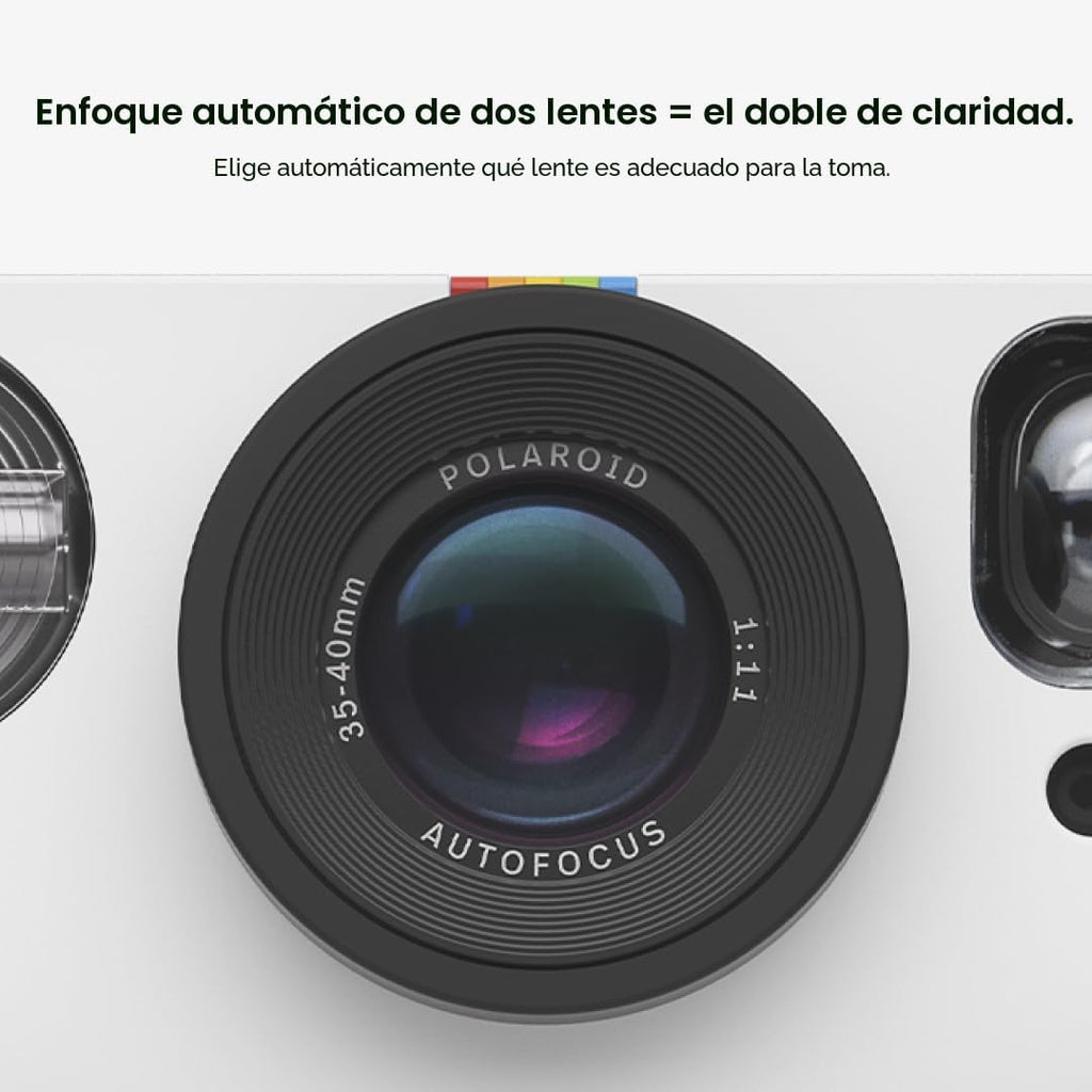 Polaroid Now I-Type - Cámara instantánea - Blanco (renovada Premium)