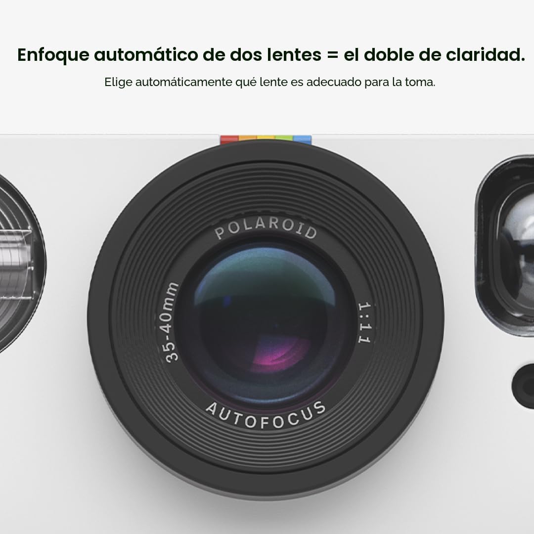 Polaroid Now I-Type - Cámara instantánea - Blanco (renovada Premium)