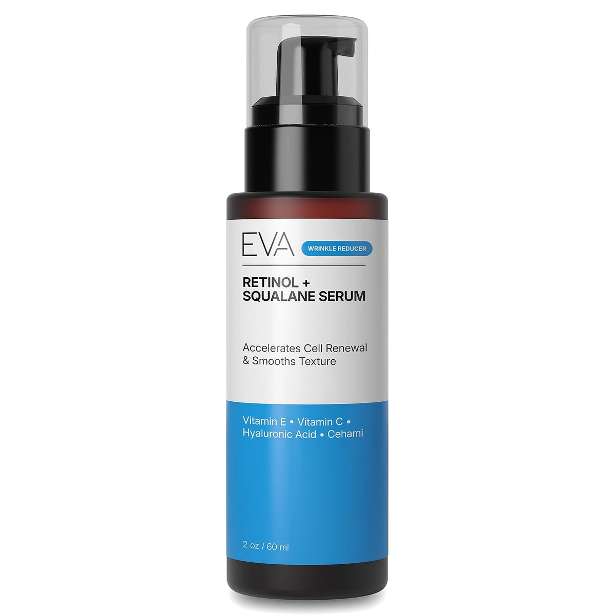 Eva Naturals Retinol + Squalane Face Serum, antienvejecimiento para...
