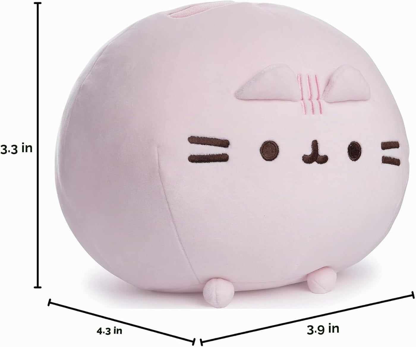 GUND Pusheen Squisheen - Juguete de peluche redondo de 11 pulgadas,...