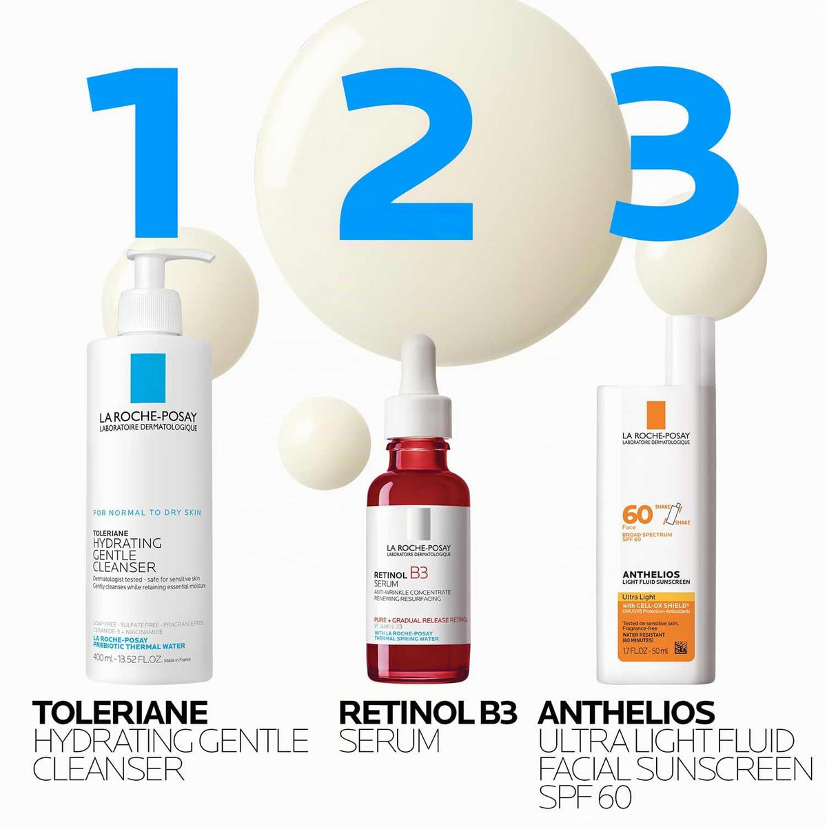 La Roche-Posay Retinol Face Serum with Niacinamide &amp; Hyaluronic...