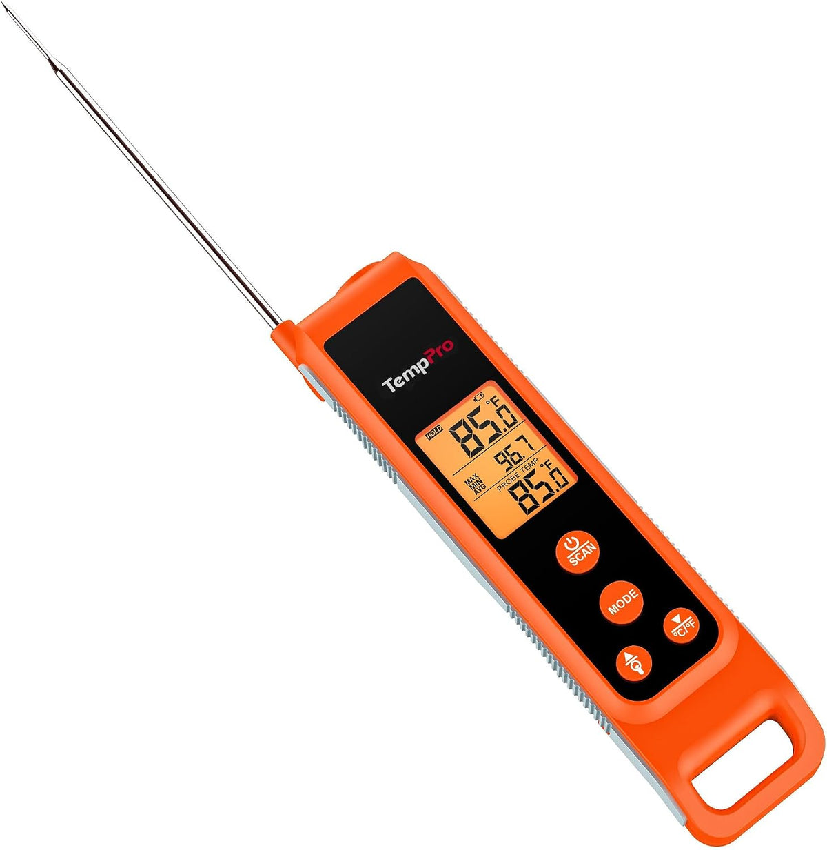 TempPro TempScan Termómetro infrarrojo 2 en 1 con sonda para carne...