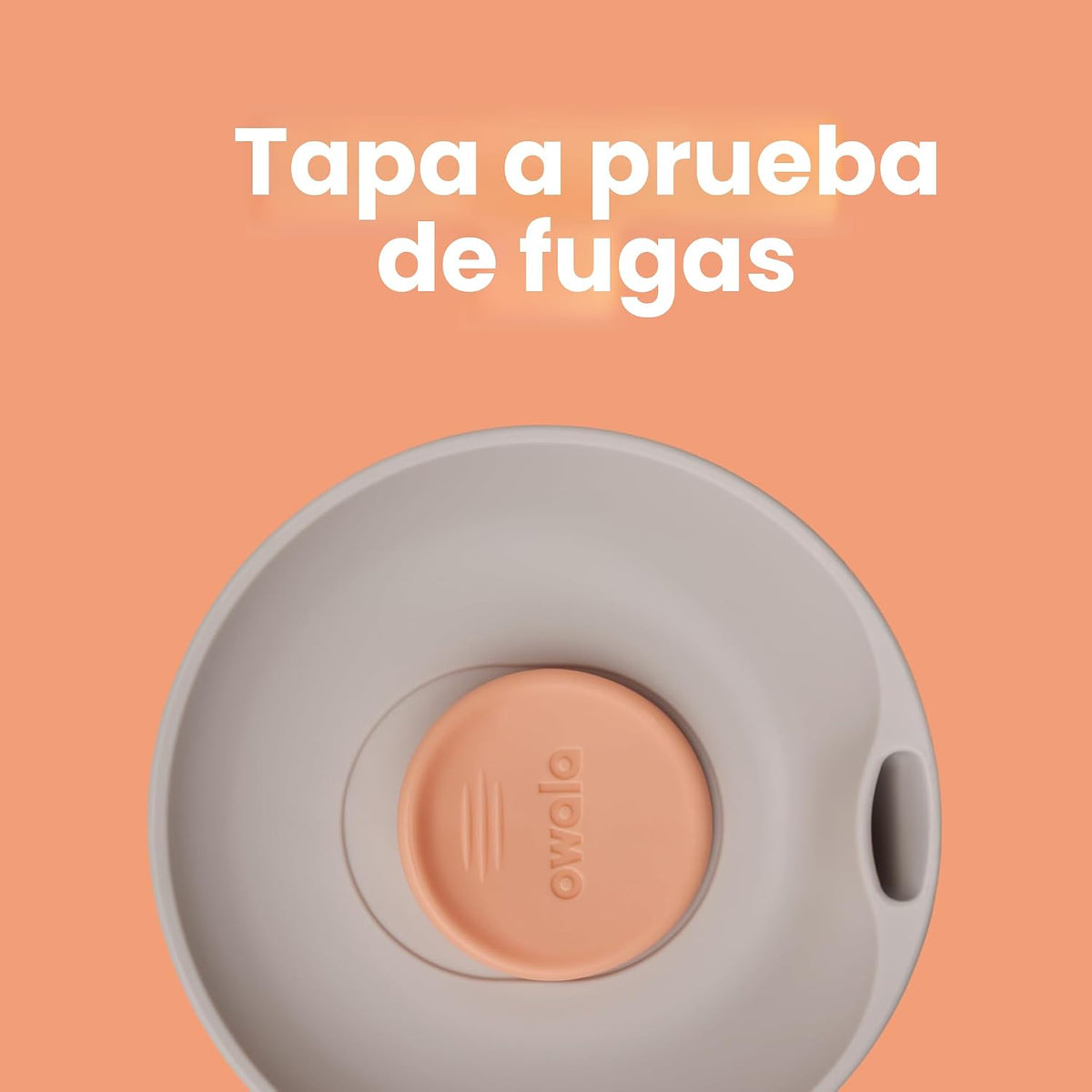 Owala SmoothSip Slider - Vaso de café aislado de acero inoxidable,...